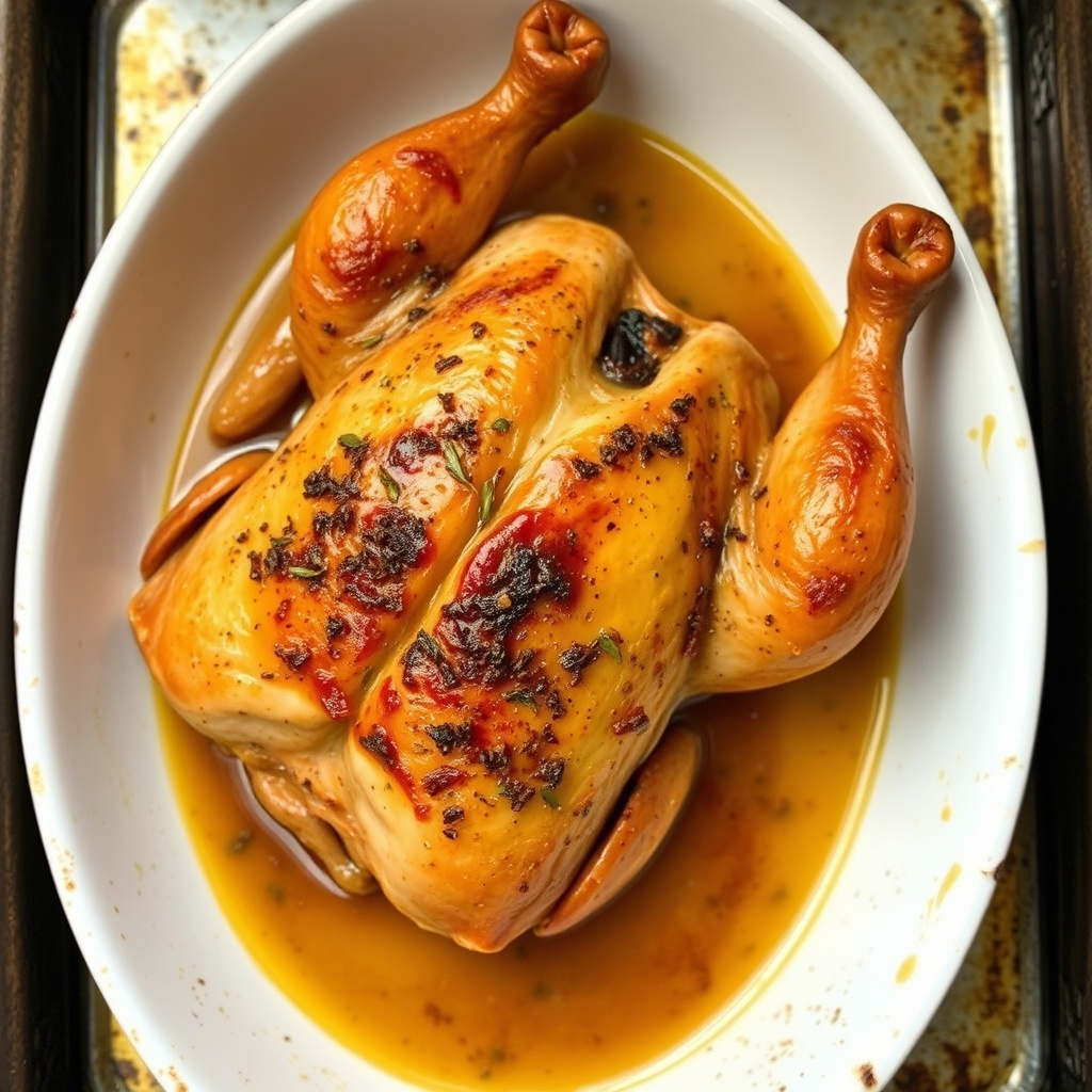 Crispy Skin Oven-Braised Chicken Recipe