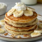 Fluffy Banana Cottage Cheese Pancakes
