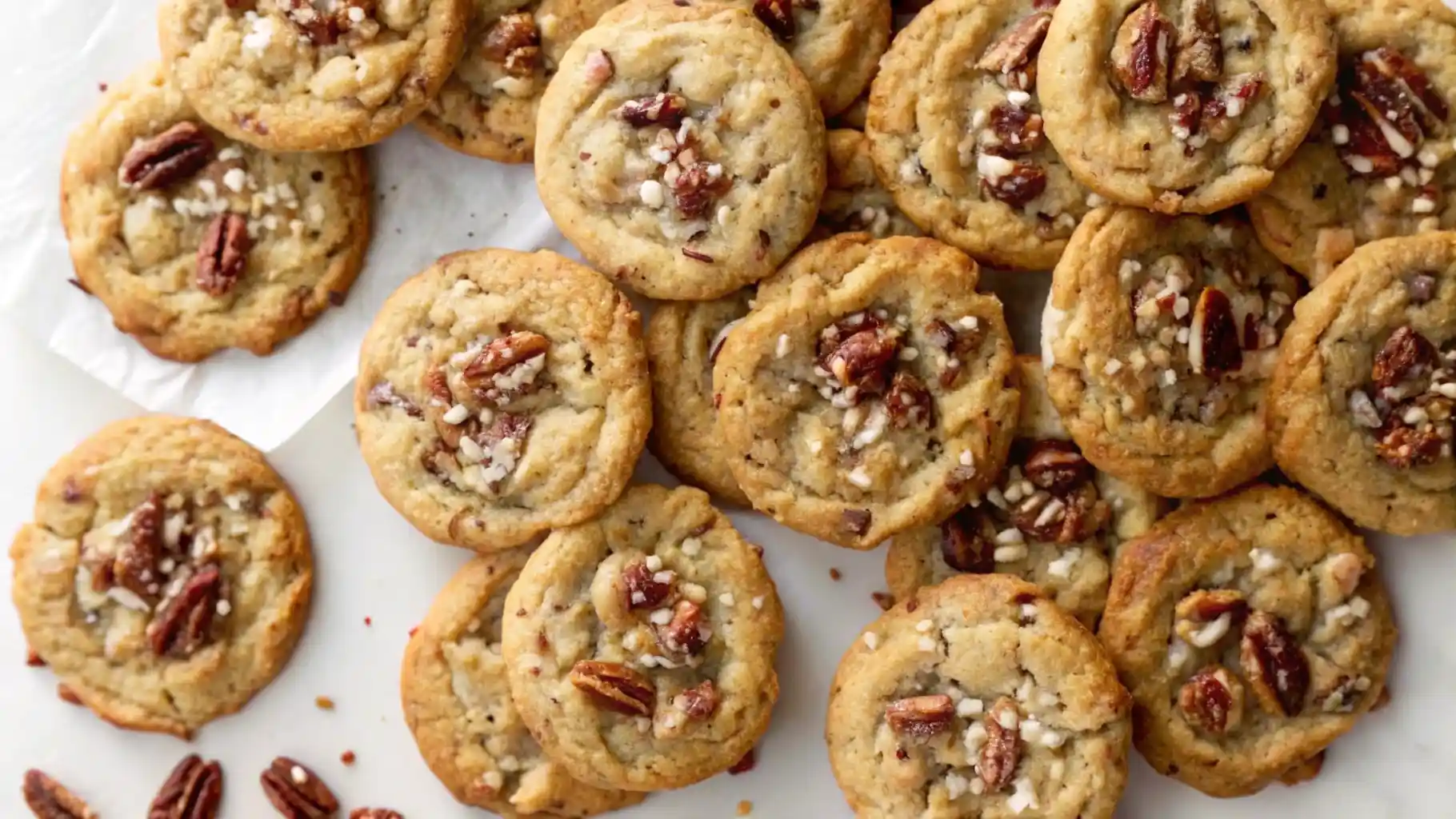 Buttery Coconut Pecan Cookies