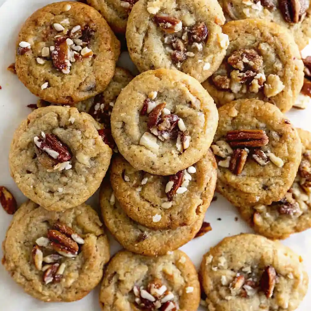 Golden Coconut Pecan Cookies