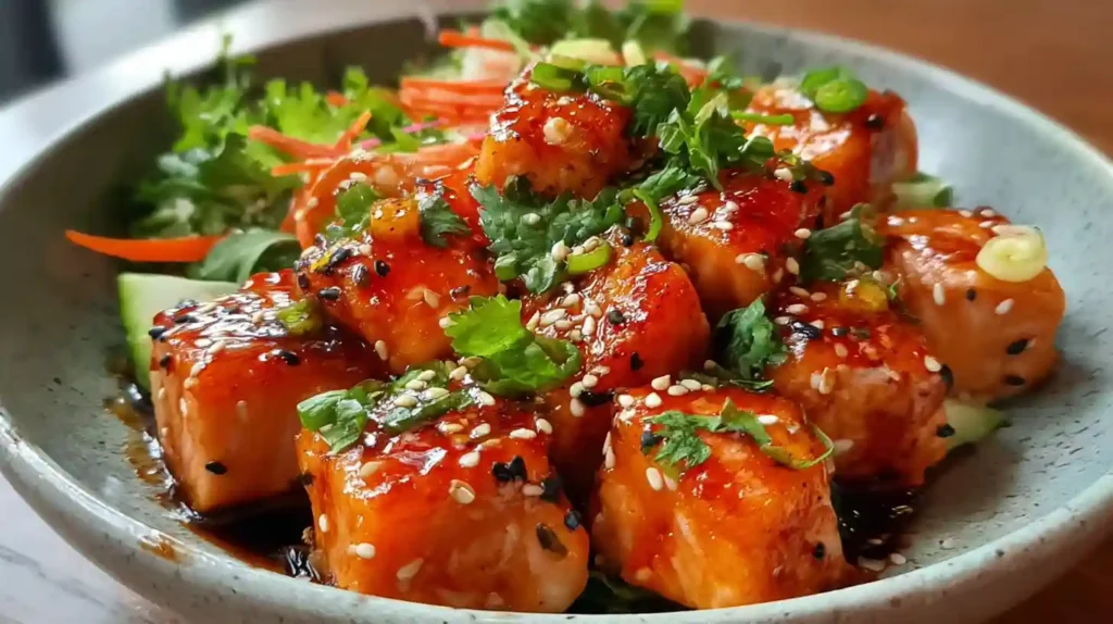 Bang Bang Salmon Bites Bowls