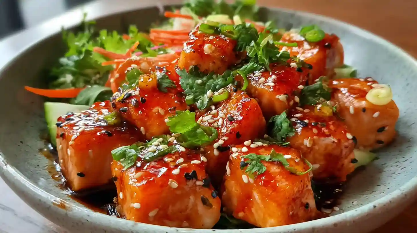 Bang Bang Salmon Bites Bowls