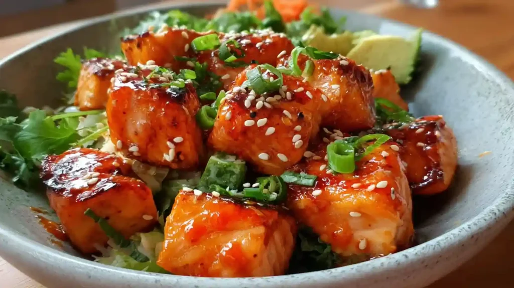Bang Bang Salmon Bites Bowls