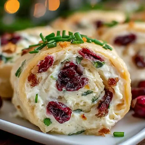 Christmas Cranberry Roll Ups