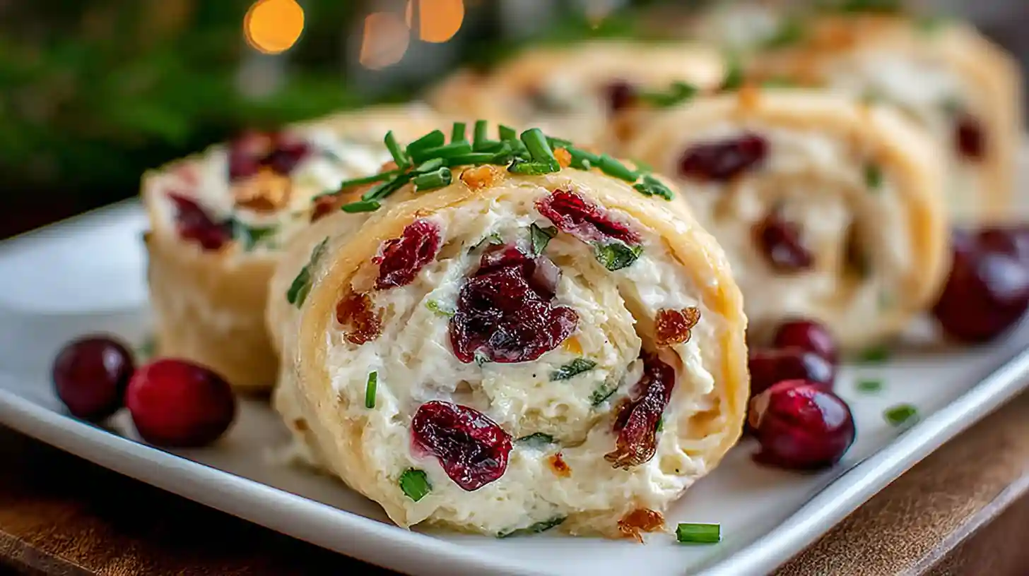 Christmas Cranberry Roll Ups