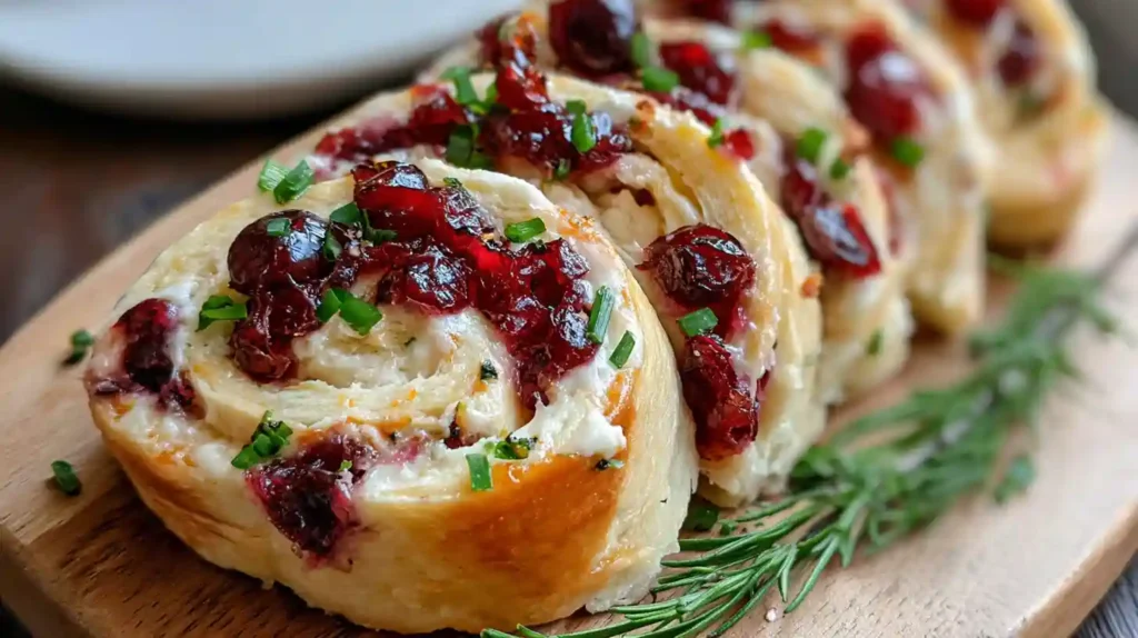 Christmas Cranberry Roll Ups