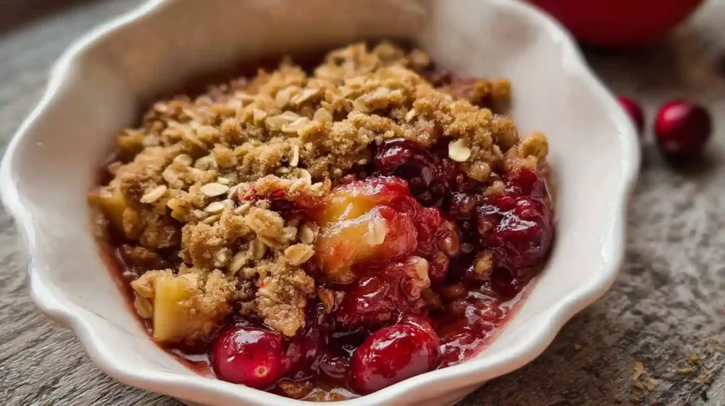 Cranberry Apple Crisp Recipe