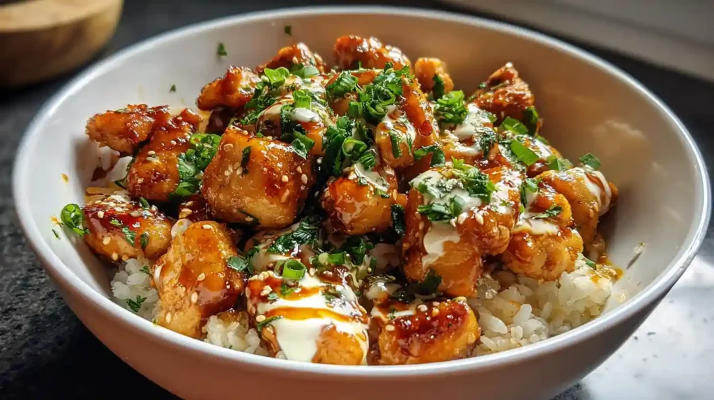 Hot Honey Chicken Bowl Recipe