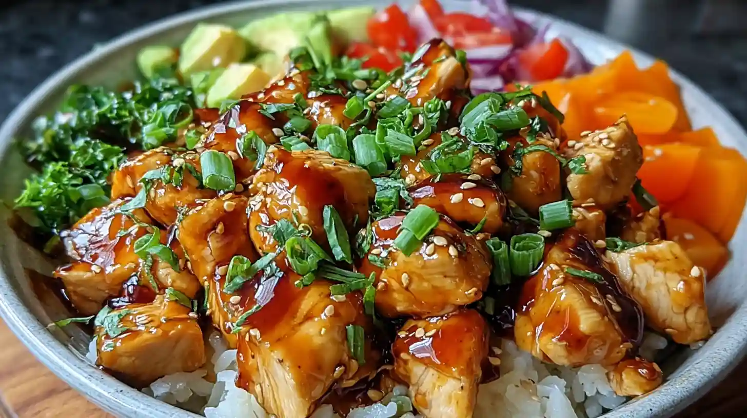 Hot Honey Chicken Bowl Recipe
