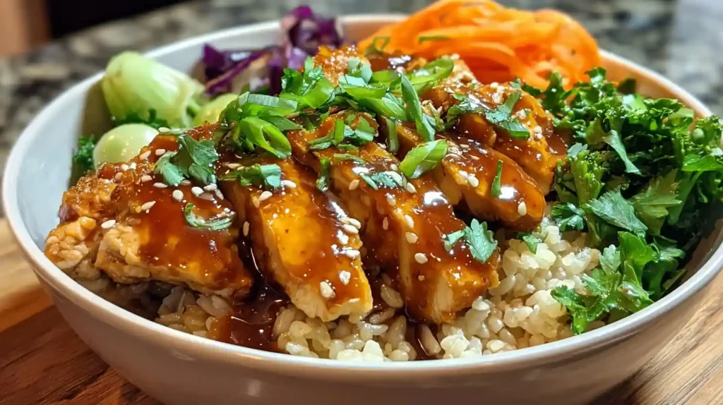 Hot Honey Chicken Bowl Recipe