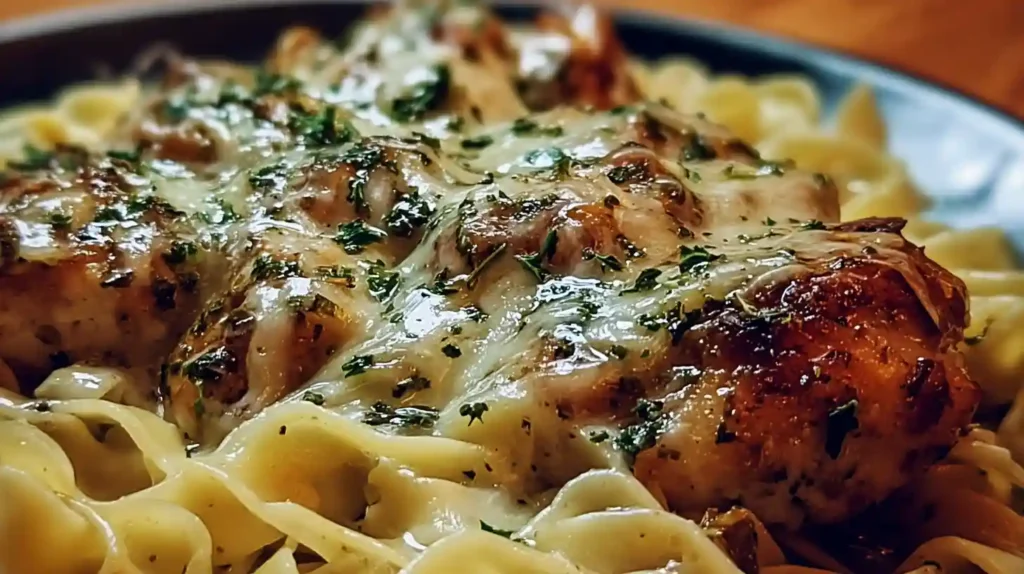One-Pan Chicken with Buttered Noodles