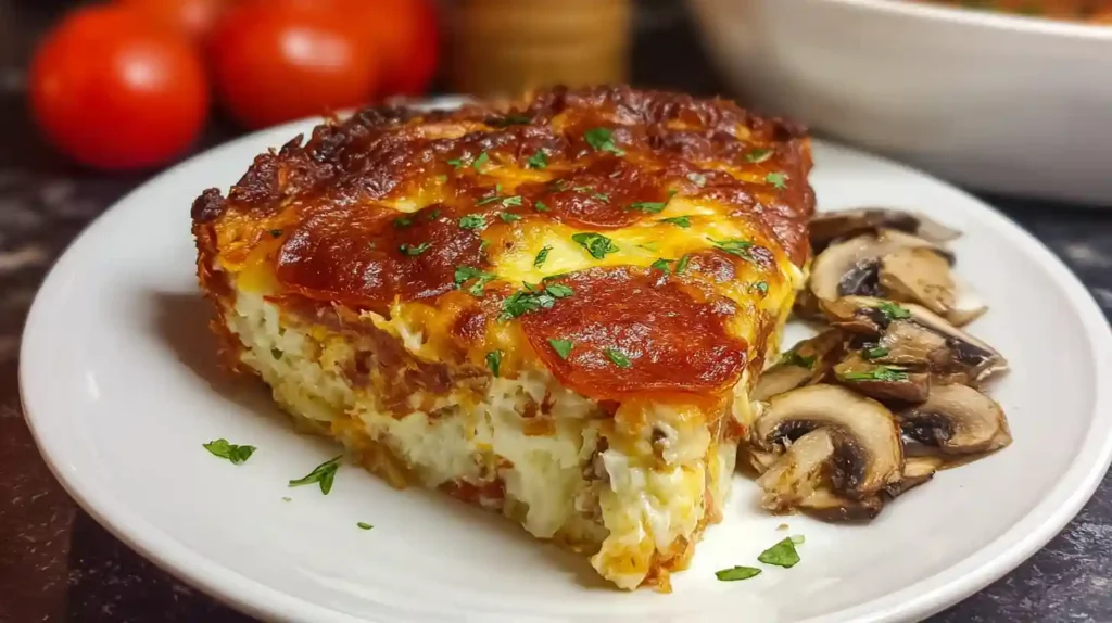 Pizza-Style Cottage Cheese Bake