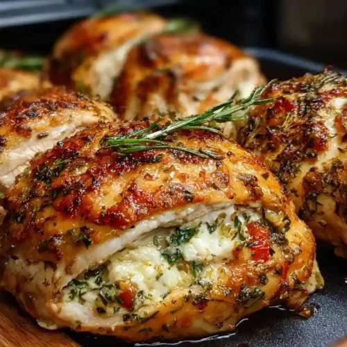 Air Fryer Stuffed Chicken Breast