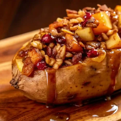 Apple Spiced Stuffed Sweet Potatoes Recipe
