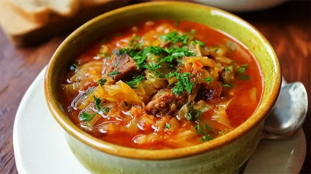 Cabbage Soup With Ground Beef