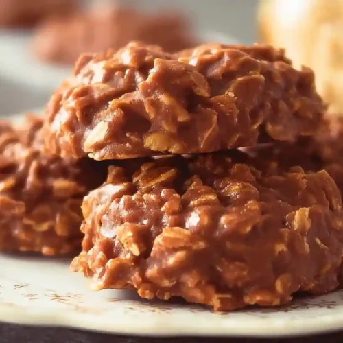 Chocolate Peanut Butter No-Bake Cookies