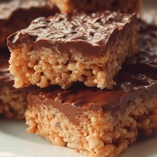 Chocolate Peanut Butter Rice Krispie Treats