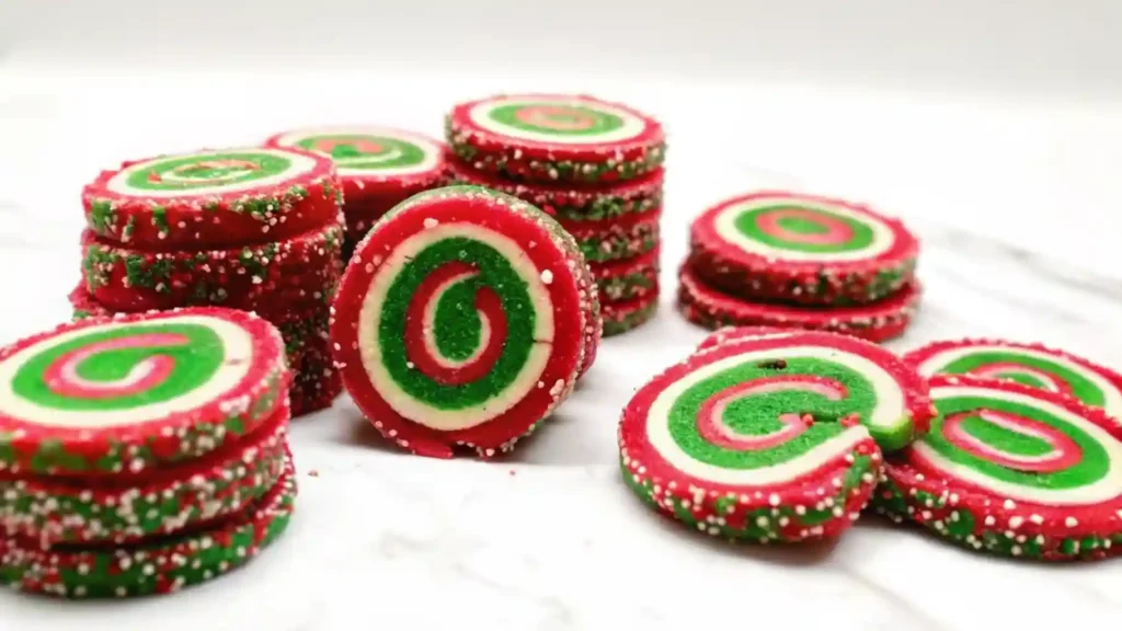 Christmas Pinwheel Cookies