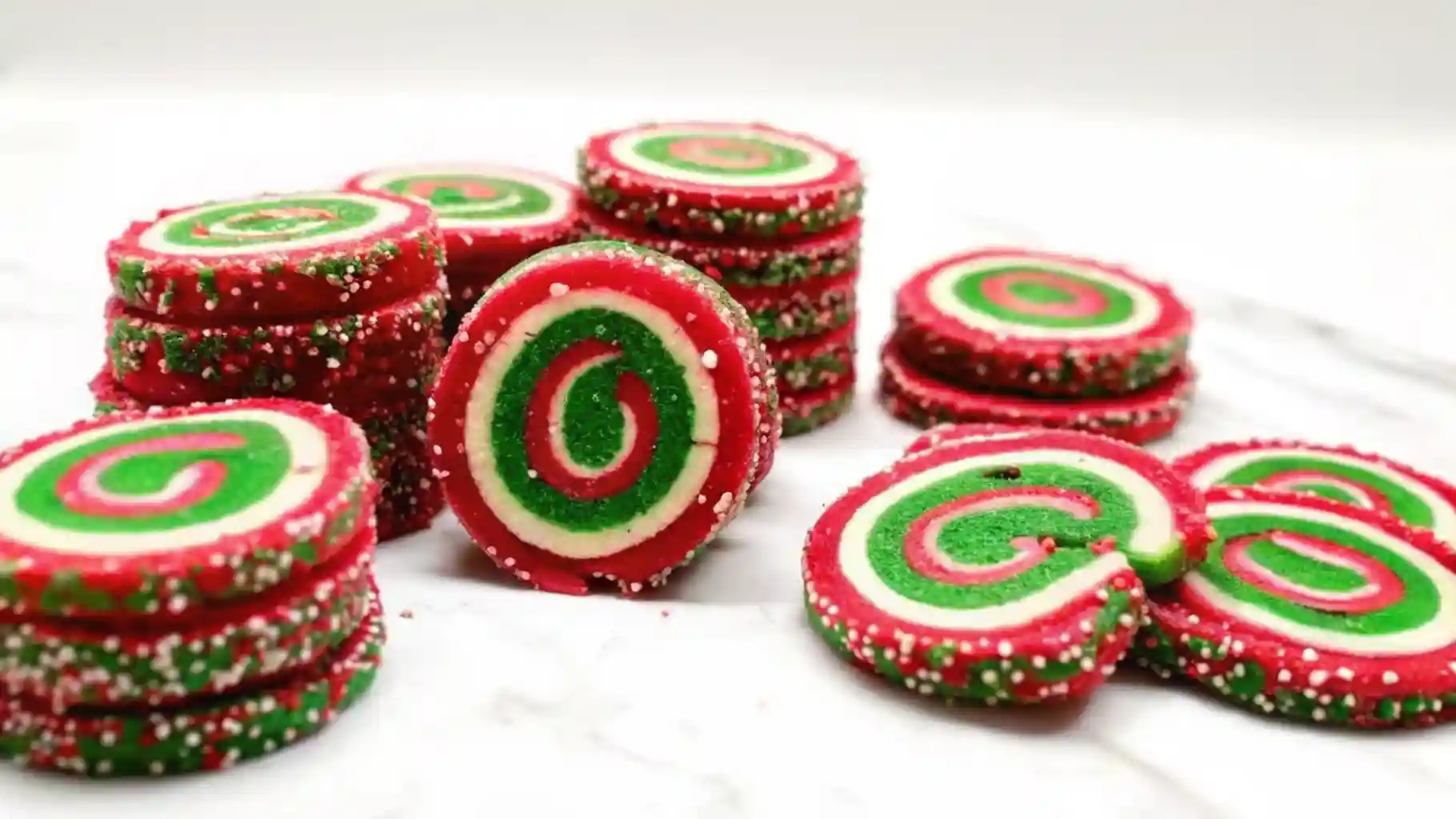 Christmas Pinwheel Cookies
