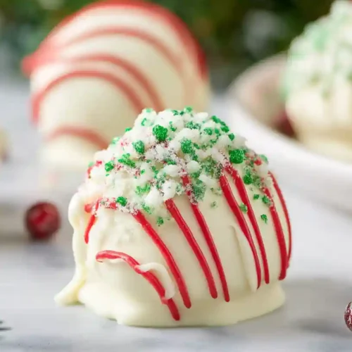 Christmas Tree Cake Truffles