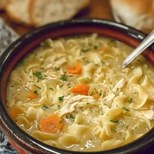 Creamy Chicken Noodle Soup Crock Pot