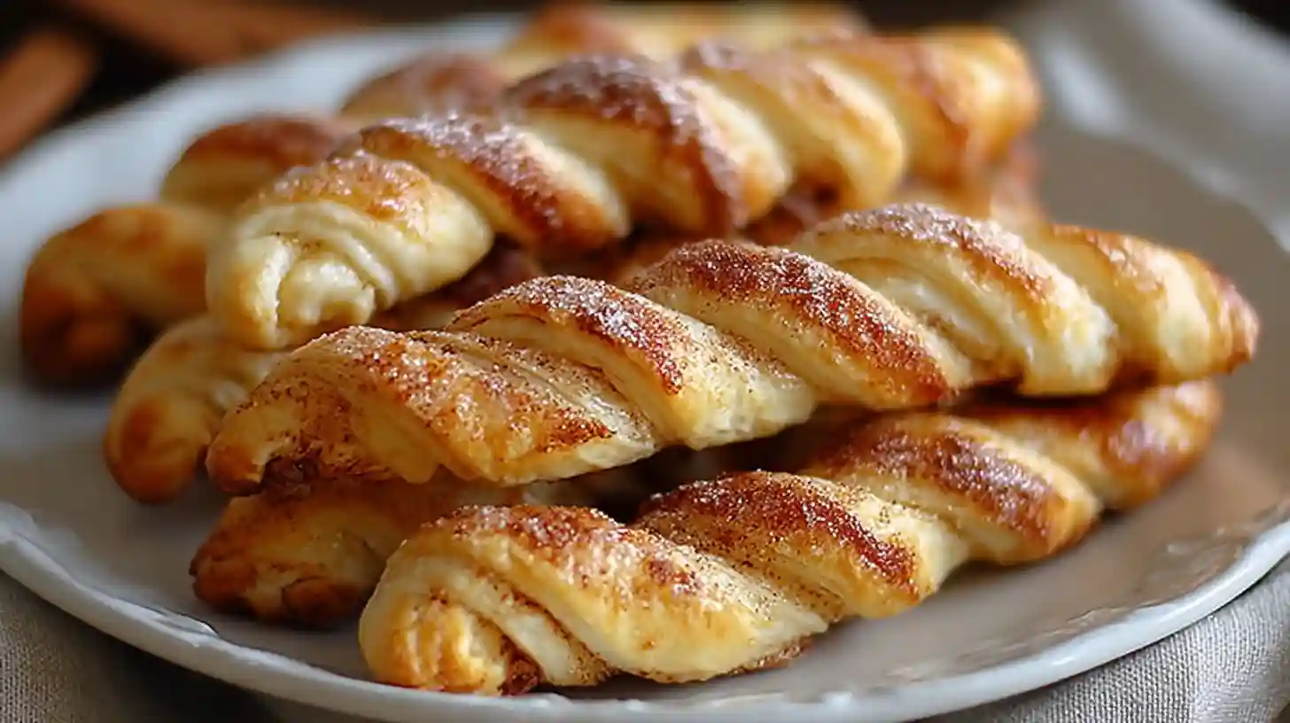 Crescent Roll Cinnamon Twists