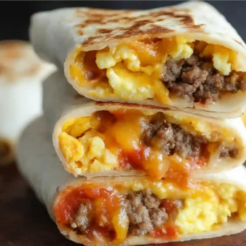 Freezer Breakfast Burritos