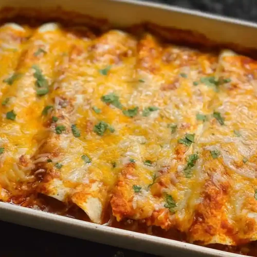 Ground Beef Enchiladas With Red Sauce