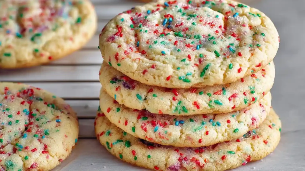 Halloween Sprinkle Sugar Cookies