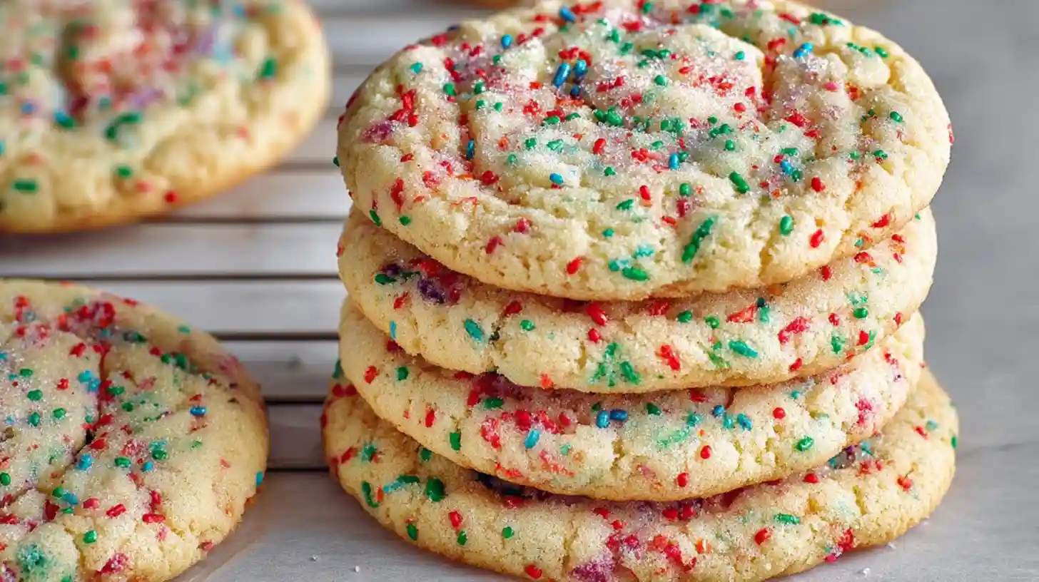 Halloween Sprinkle Sugar Cookies