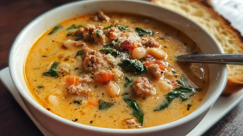 Italian Sausage White Bean Soup