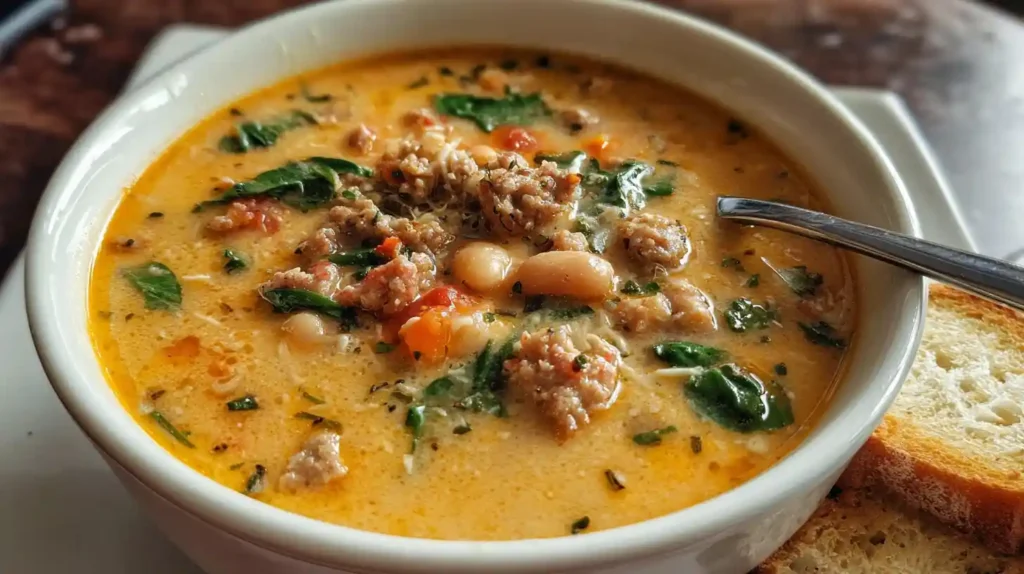 Italian Sausage White Bean Soup