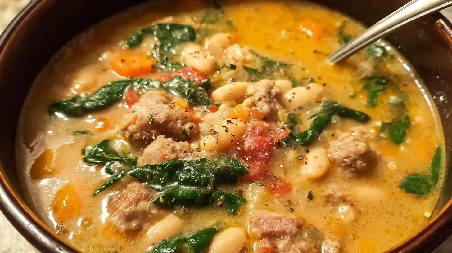 Italian Sausage White Bean Soup