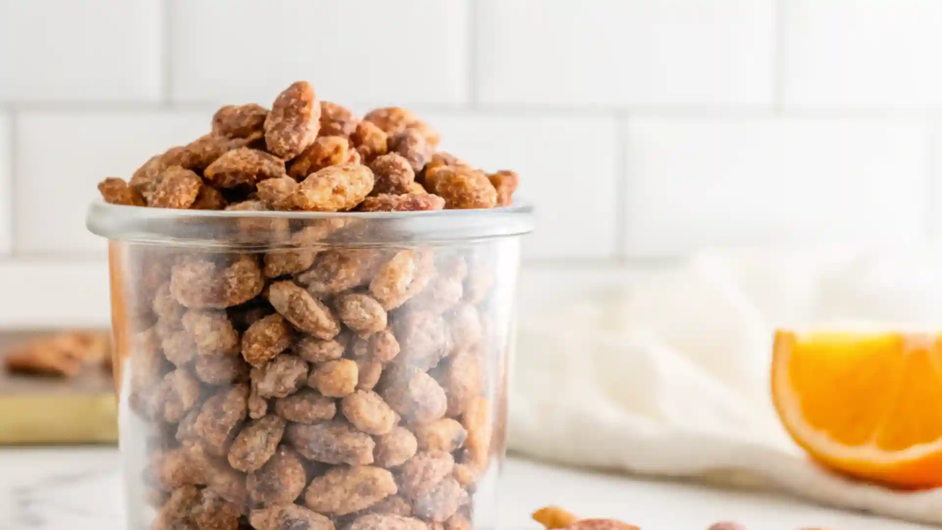 Orange Candied Almonds