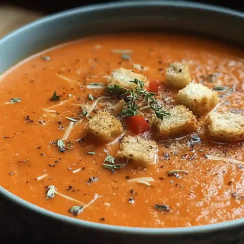 Roasted Red Pepper And Tomato Soup