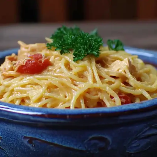 Rotel Chicken Spaghetti