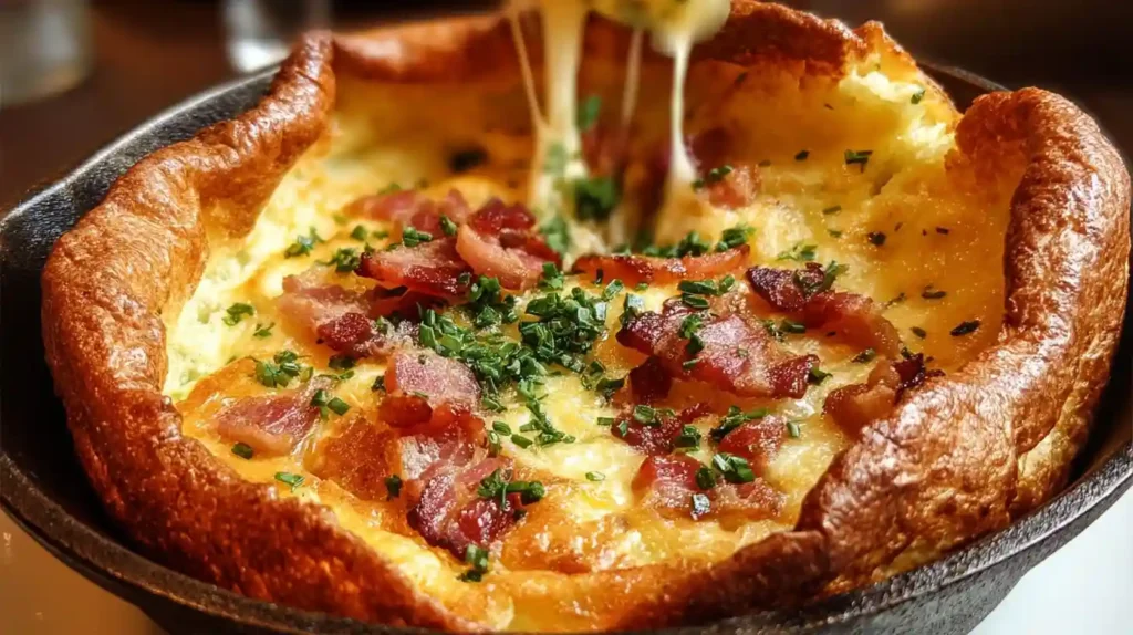 Savory Cheddar & Bacon Dutch Baby