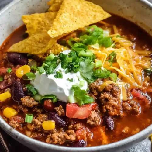 Taco Soup With Ground Beef
