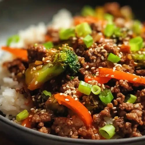 Teriyaki Ground Beef Stir-Fry Recipe