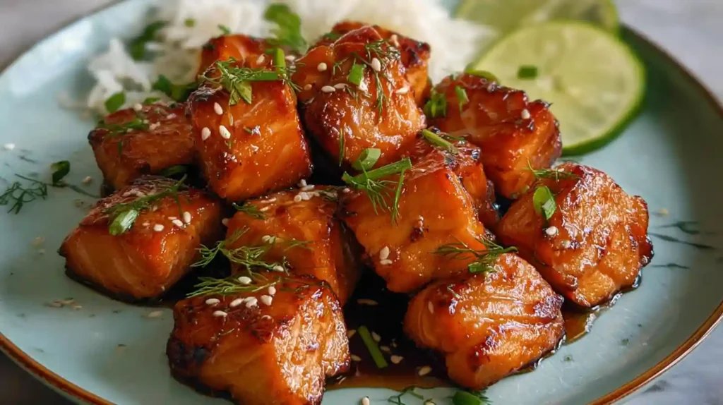 Air Fryer Salmon Bites