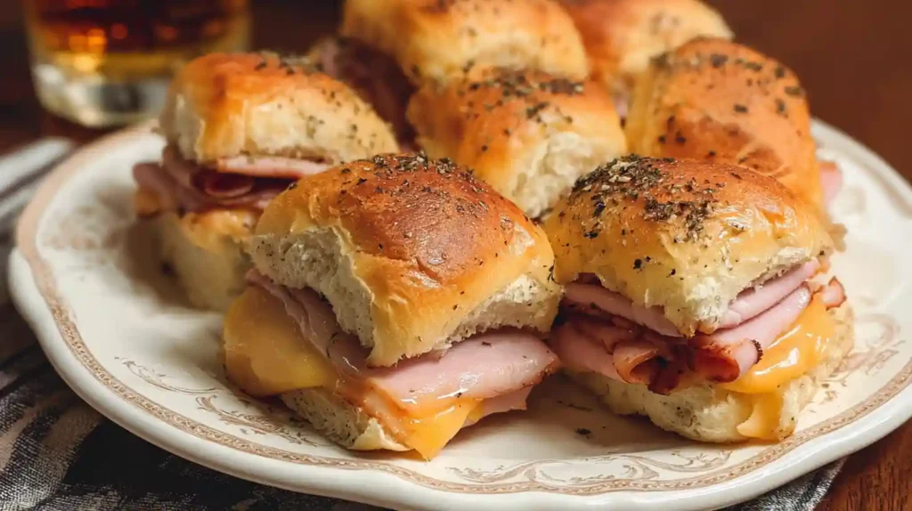 Baked Ham and Cheese Sliders