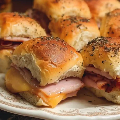 Baked Ham and Cheese Sliders
