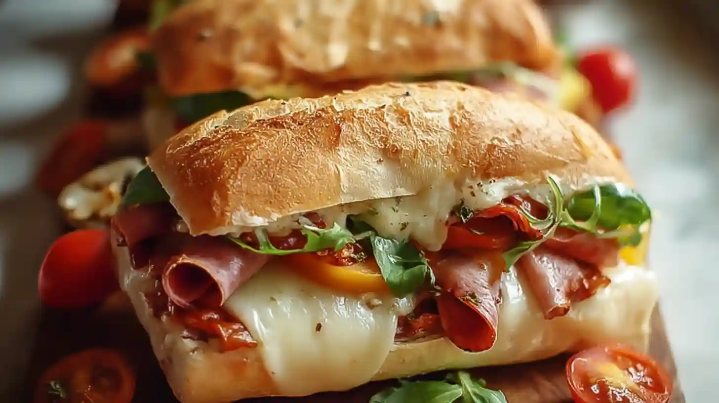 Baked Italian Grinder Sandwiches