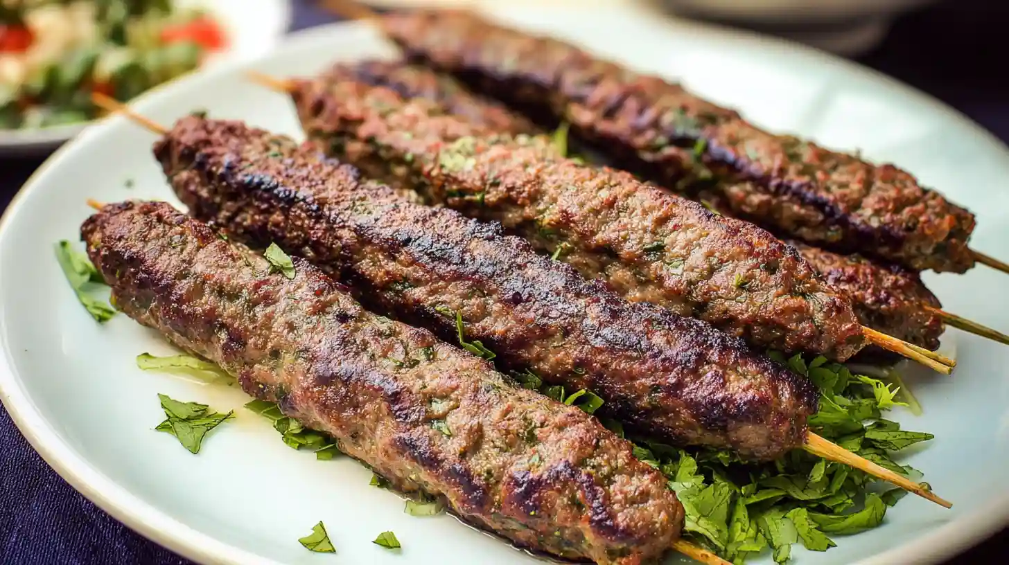 Beef Kafta Kebabs
