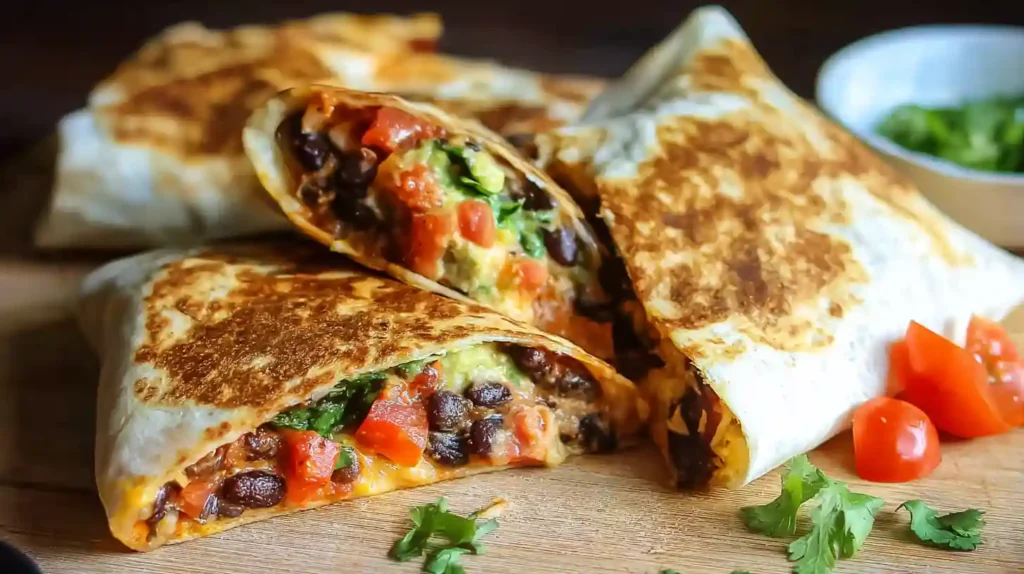 Black Bean Crunch Wrap Supreme