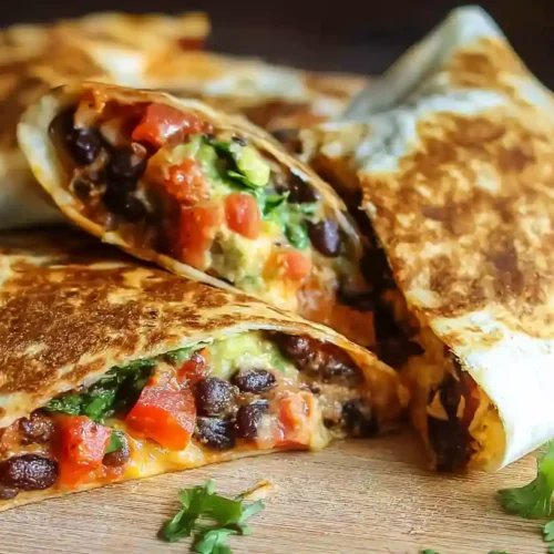 Black Bean Crunch Wrap Supreme
