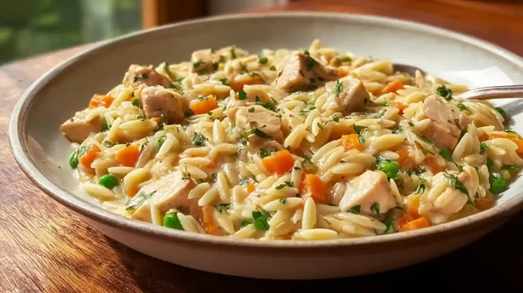 Creamy Chicken Orzo