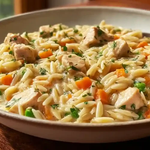 Creamy Chicken Orzo