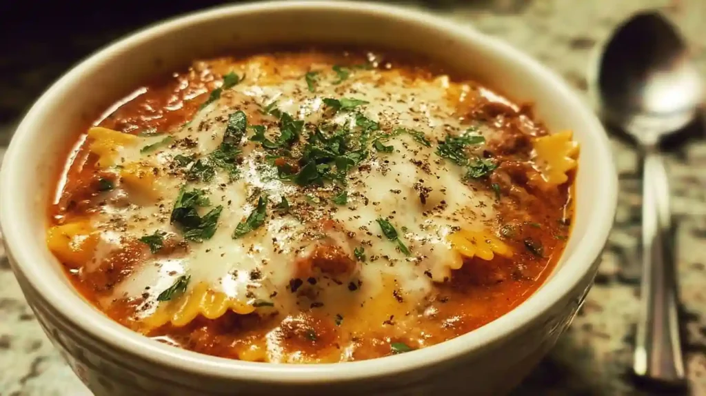 Creamy Lasagna Soup