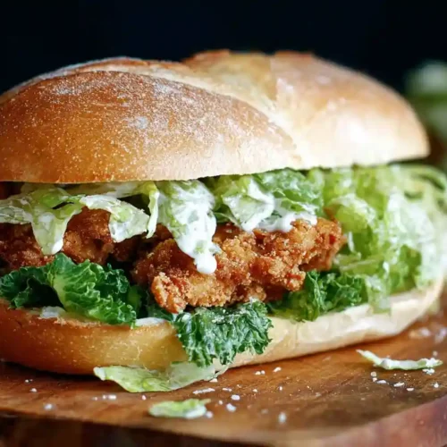 Crispy Chicken Caesar Sandwich